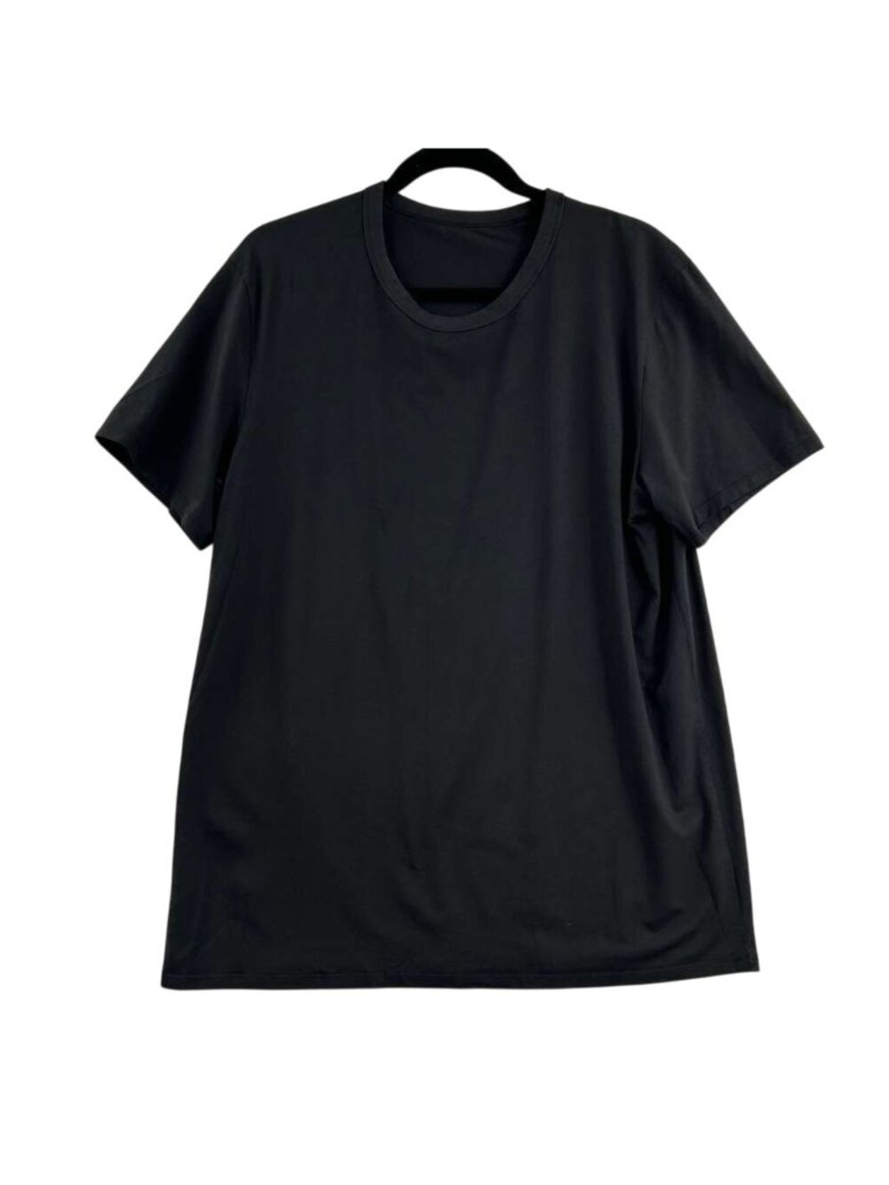Lululemon T-Shirt Men's Size Large Black Crewneck Short Sleeve Activewear